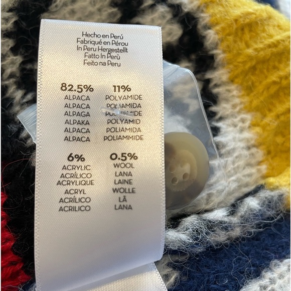 NWT MOTHER The Long Drop Cardigan (Happy and Sad) Size XL - Picture 11 of 12